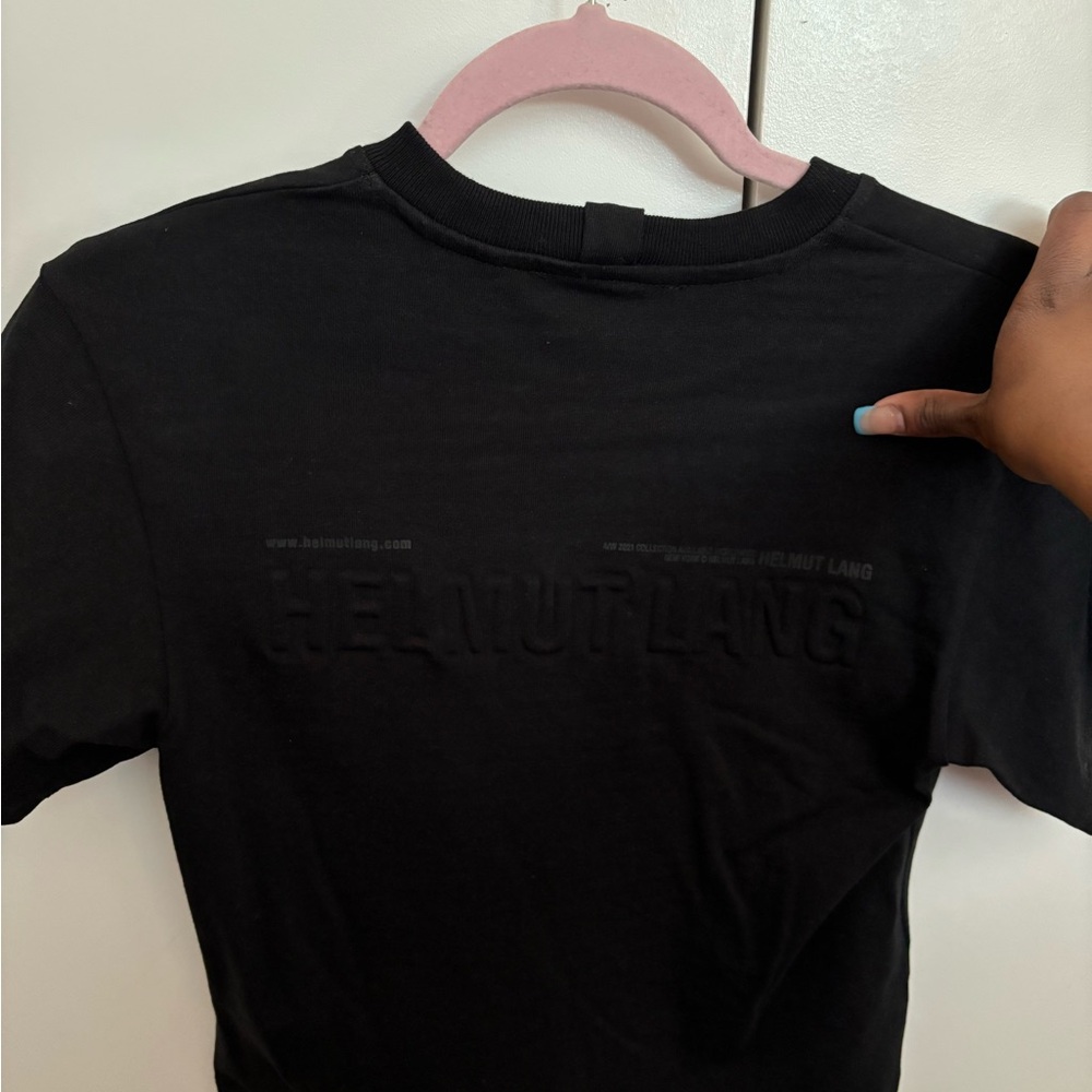 helmut lang cropped shirt